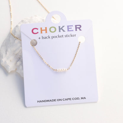 NEW!! Sandbar Dainty Pearl Choker