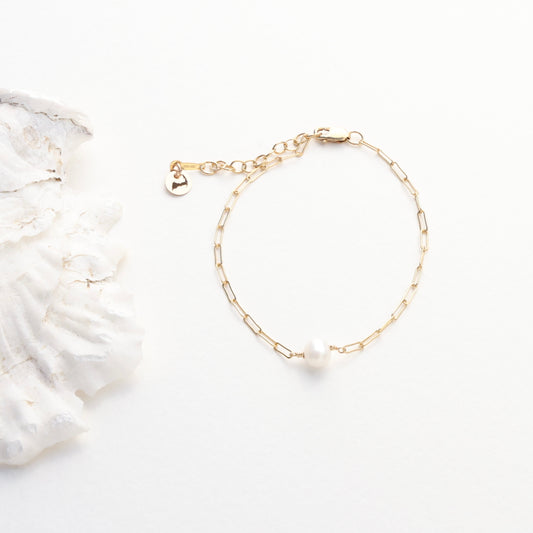 NEW!! Single Pearl Drift Bracelet