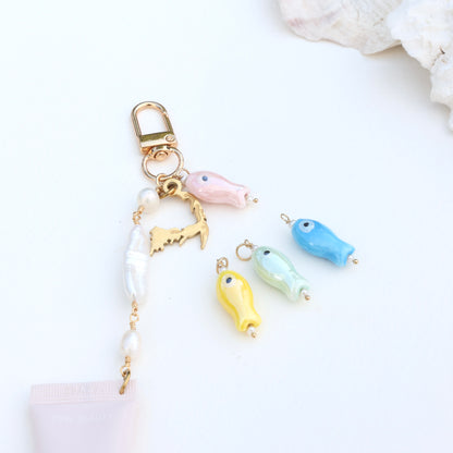 NEW!! White Pitaya Coconut Lip Gloss + Pearl Chain