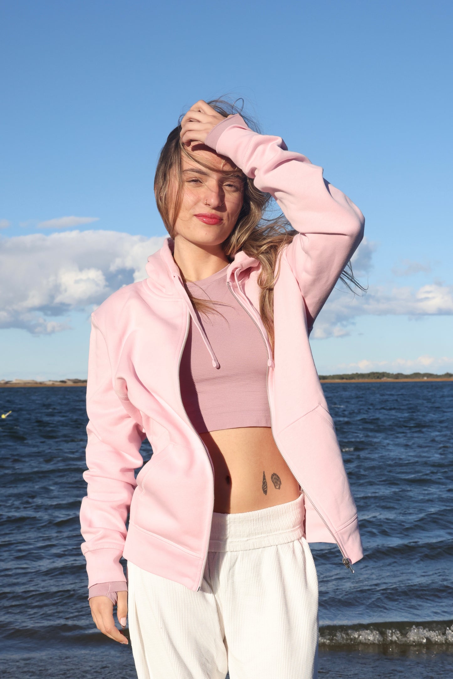 NEW!! PINK Cape Cod Zip-Up