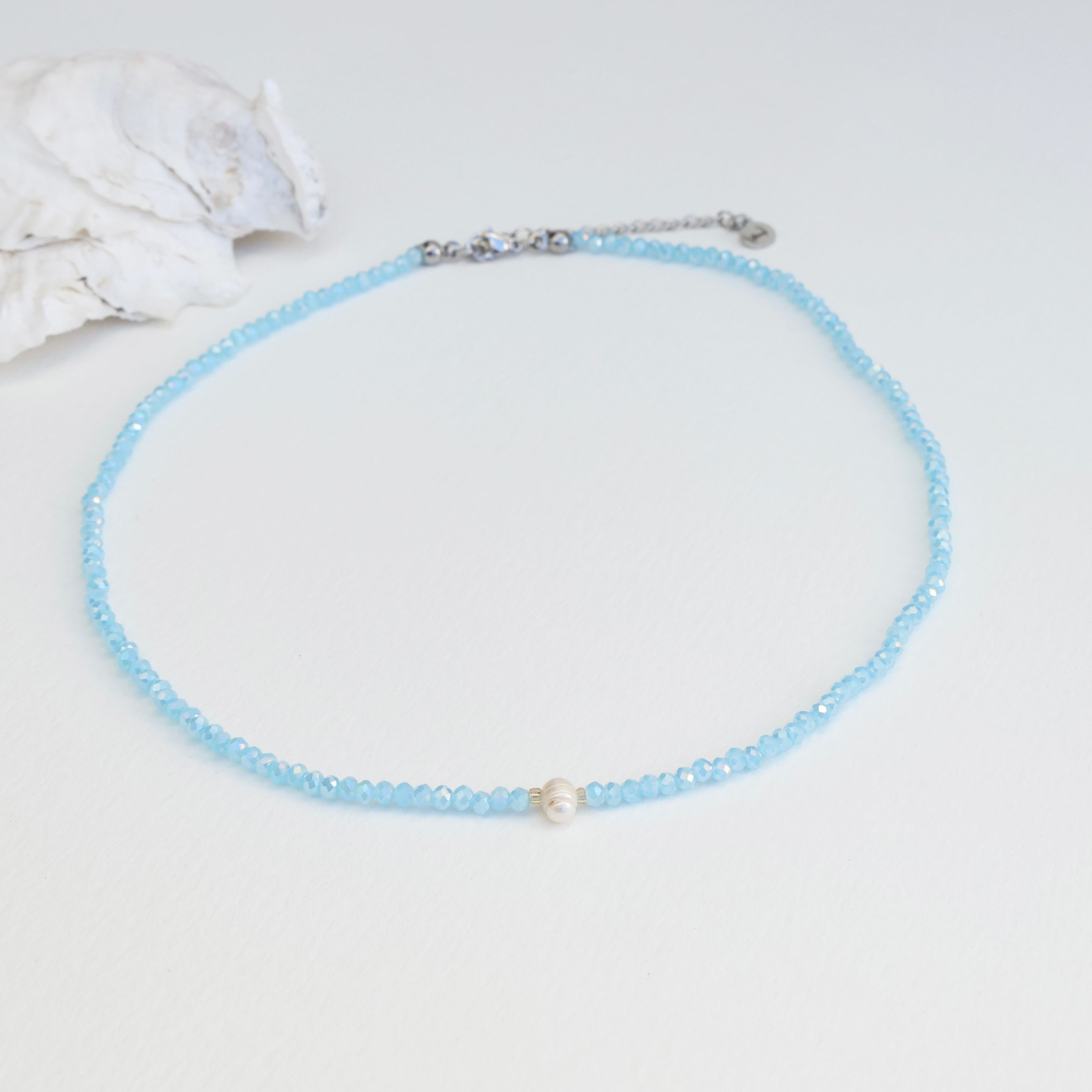 Ice + Shimmer Pearl Vibes Choker – Cape Cod Chokers