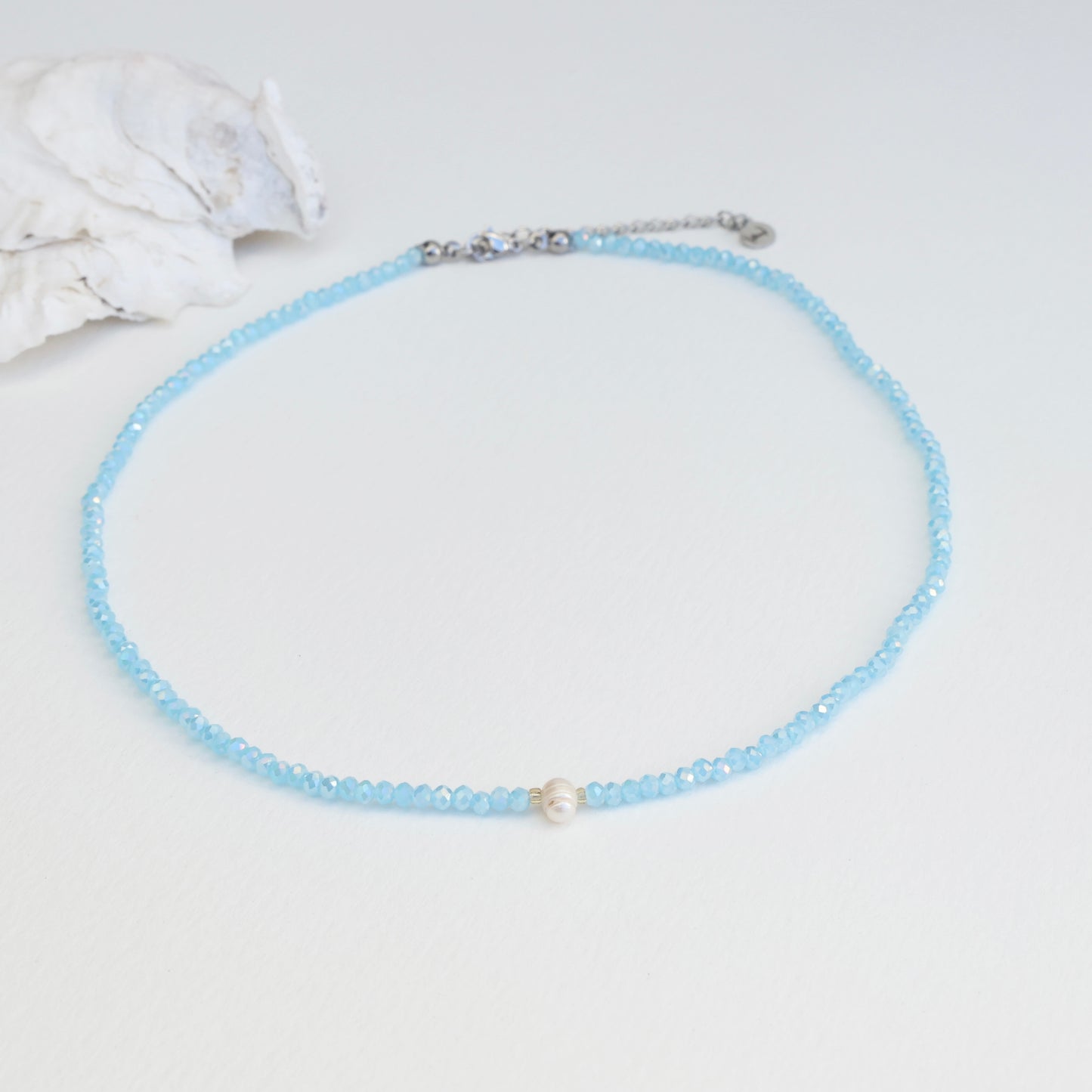 Ice + Shimmer Pearl Vibes Choker