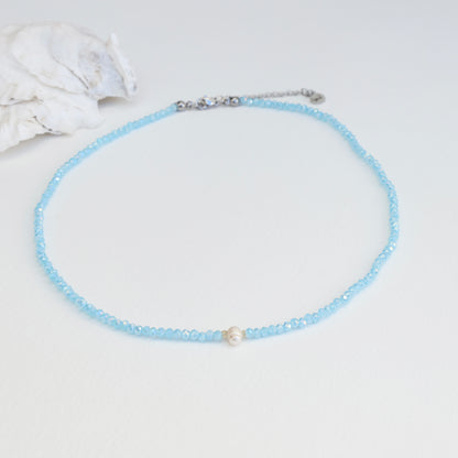 Ice + Shimmer Pearl Vibes Choker