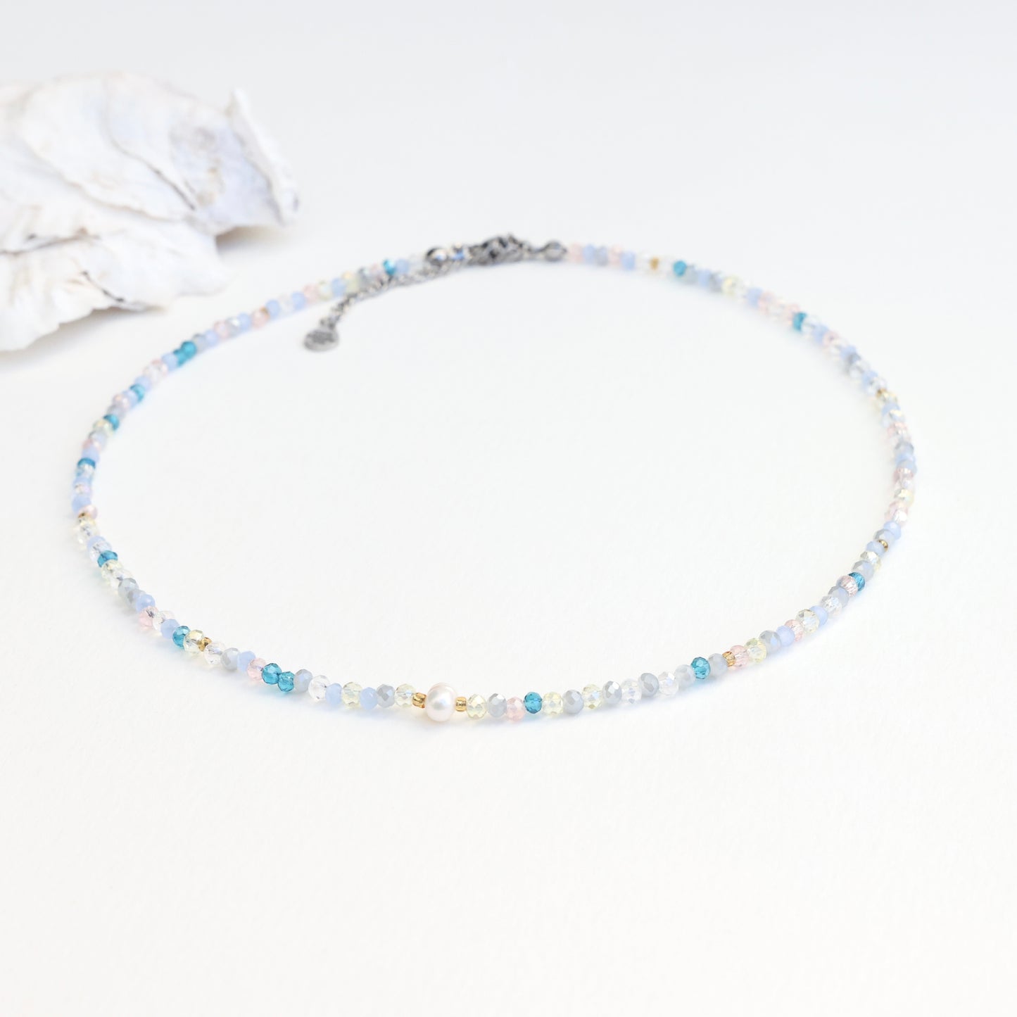 Ocean Mist Pearl Vibes Necklace