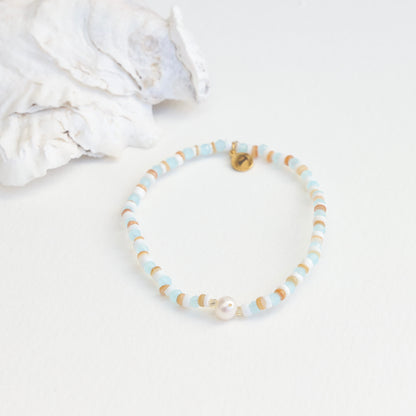 NEW!! Surf Point Pearl Puka Bracelet