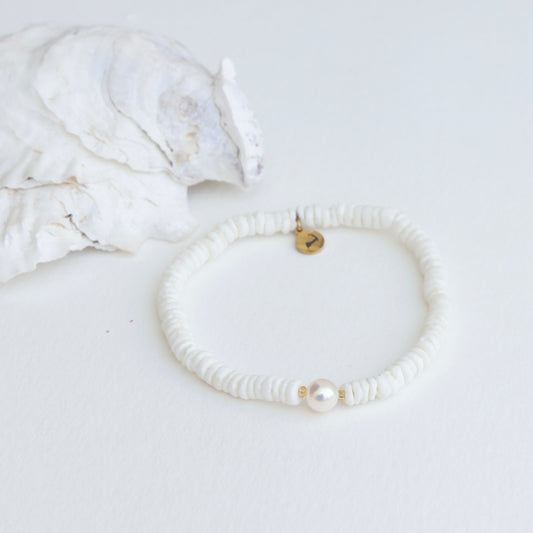 Puka Shell Ocean Breeze BRACELET Cloud