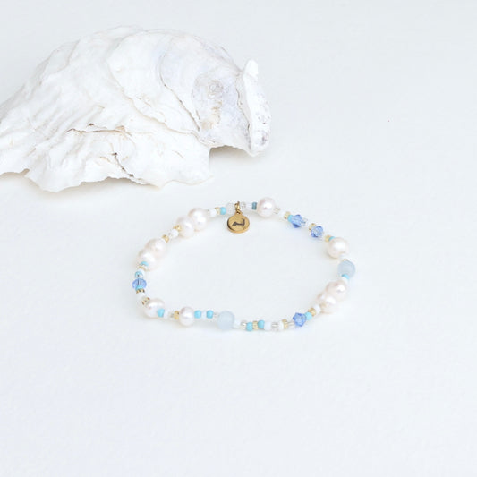 Nantucket Pearl Beach Bead  Bracelet