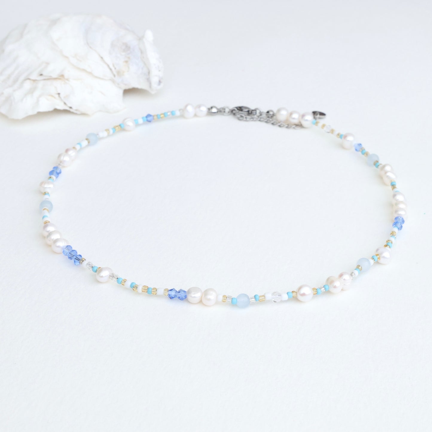 Nantucket Pearl Beach Bead Choker