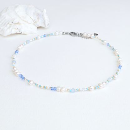 Nantucket Pearl Beach Bead Choker