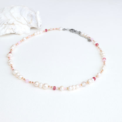 Aquinnah Pearl Beach Bead Choker