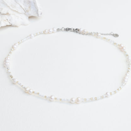 Pineberry Beach Bead Choker