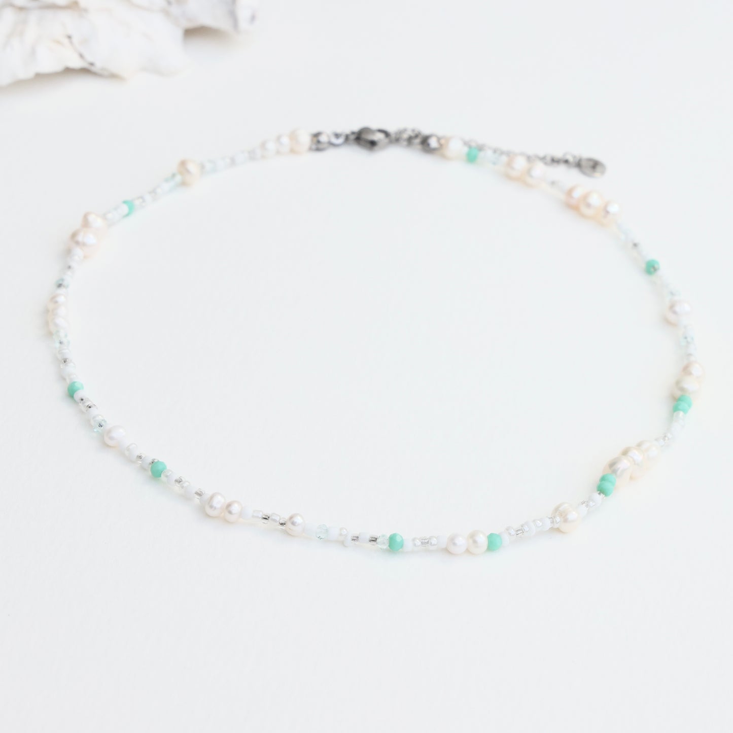 Sandy Neck Pearl Beach Bead Choker