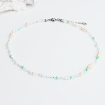 Sandy Neck Pearl Beach Bead Choker