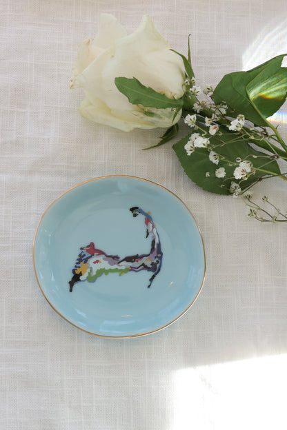 Cape Cod Trinket Bowl Ice Blue