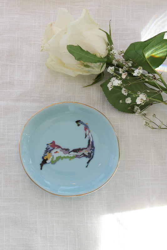 Cape Cod Trinket Bowl Ice Blue