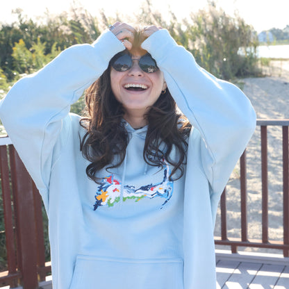 Cape Cod Hoodie Baby Blue