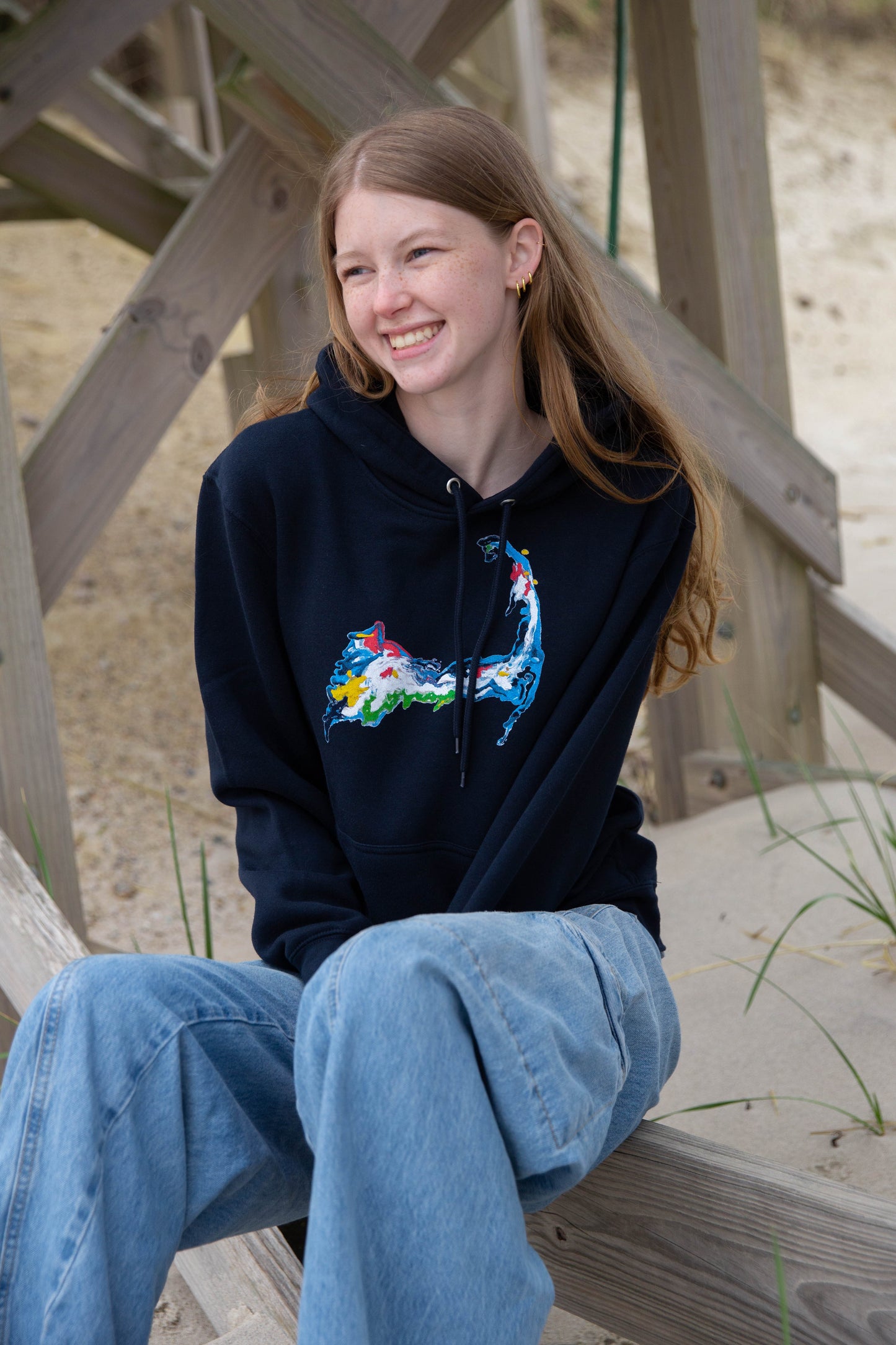 NEW!! Cape Cod Hoodie Navy