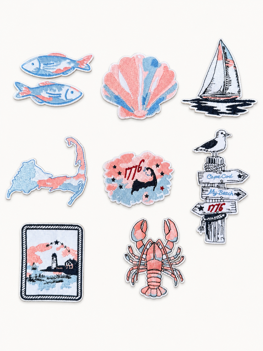 Americana Cape Cod Patches
