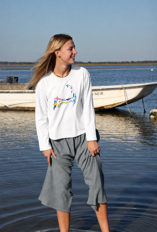 Long Sleeve Cape Cod Abstract