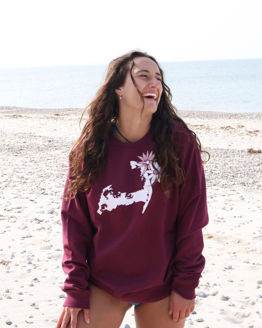 Cape Cod Daisy Crewneck