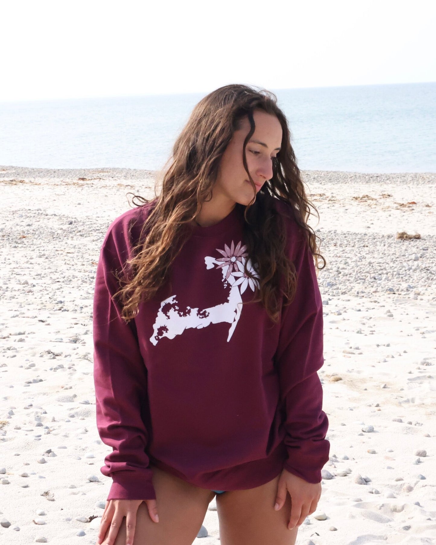 Cape Cod Daisy Crewneck