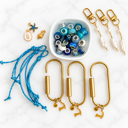 NEW!! DIY Boat + Tote Charm Ocean Blue for Three Party People