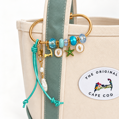 NEW!! DIY Boat + Tote Charm Ocean Sea-foam for Three Party People