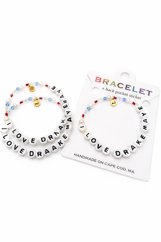 I love Drake Maye Pearl Bracelet