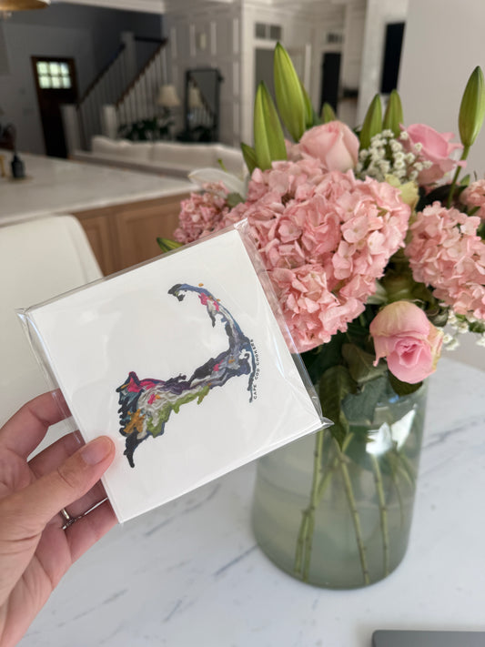 New colorful Cape Cod map napkins ￼