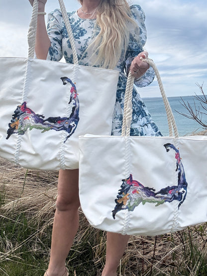 NEW!! Dockside Cape Cod Cotton Canvas X-Large Bag