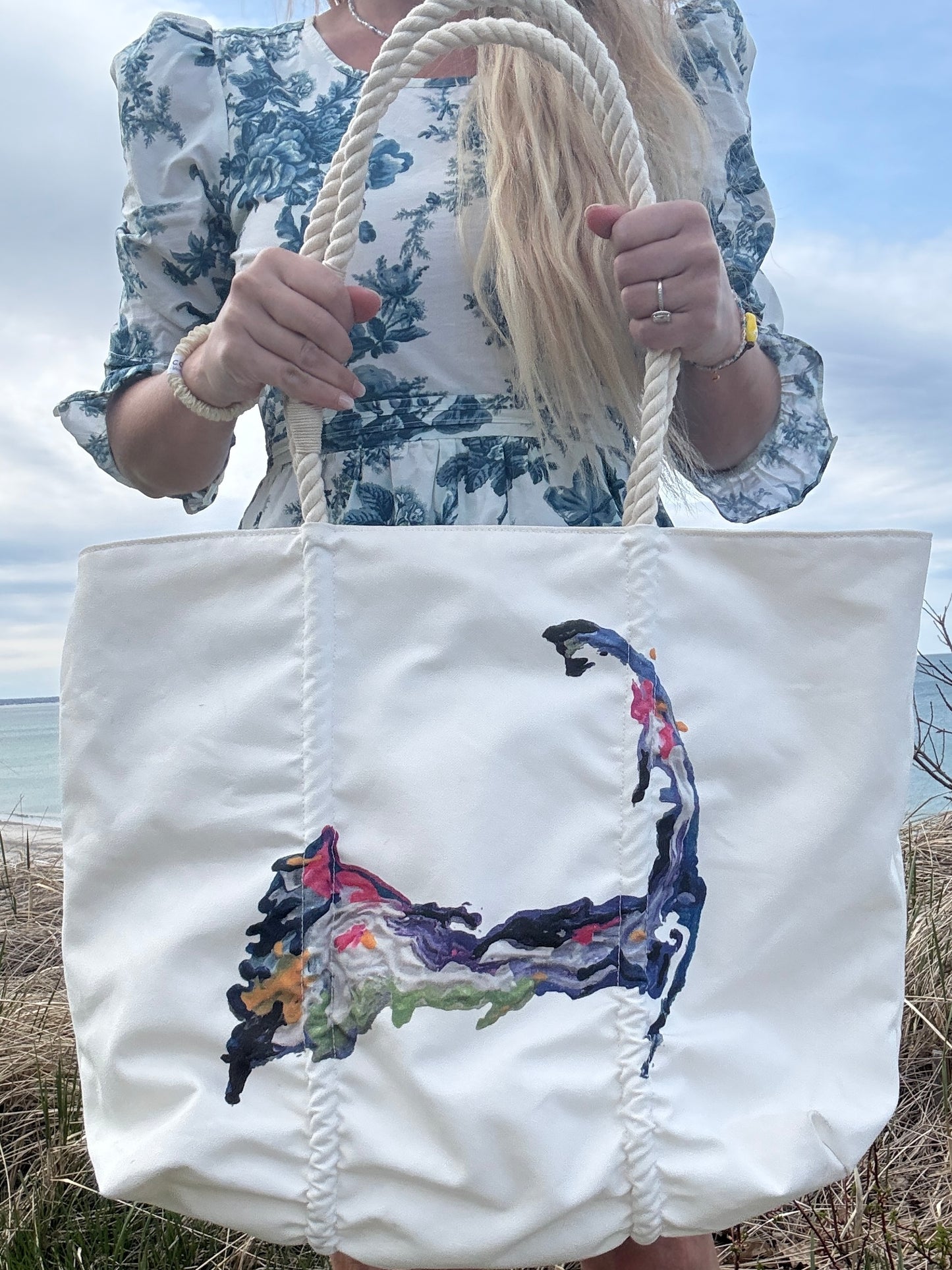 NEW!! Dockside Cape Cod Cotton Canvas X-Large Bag