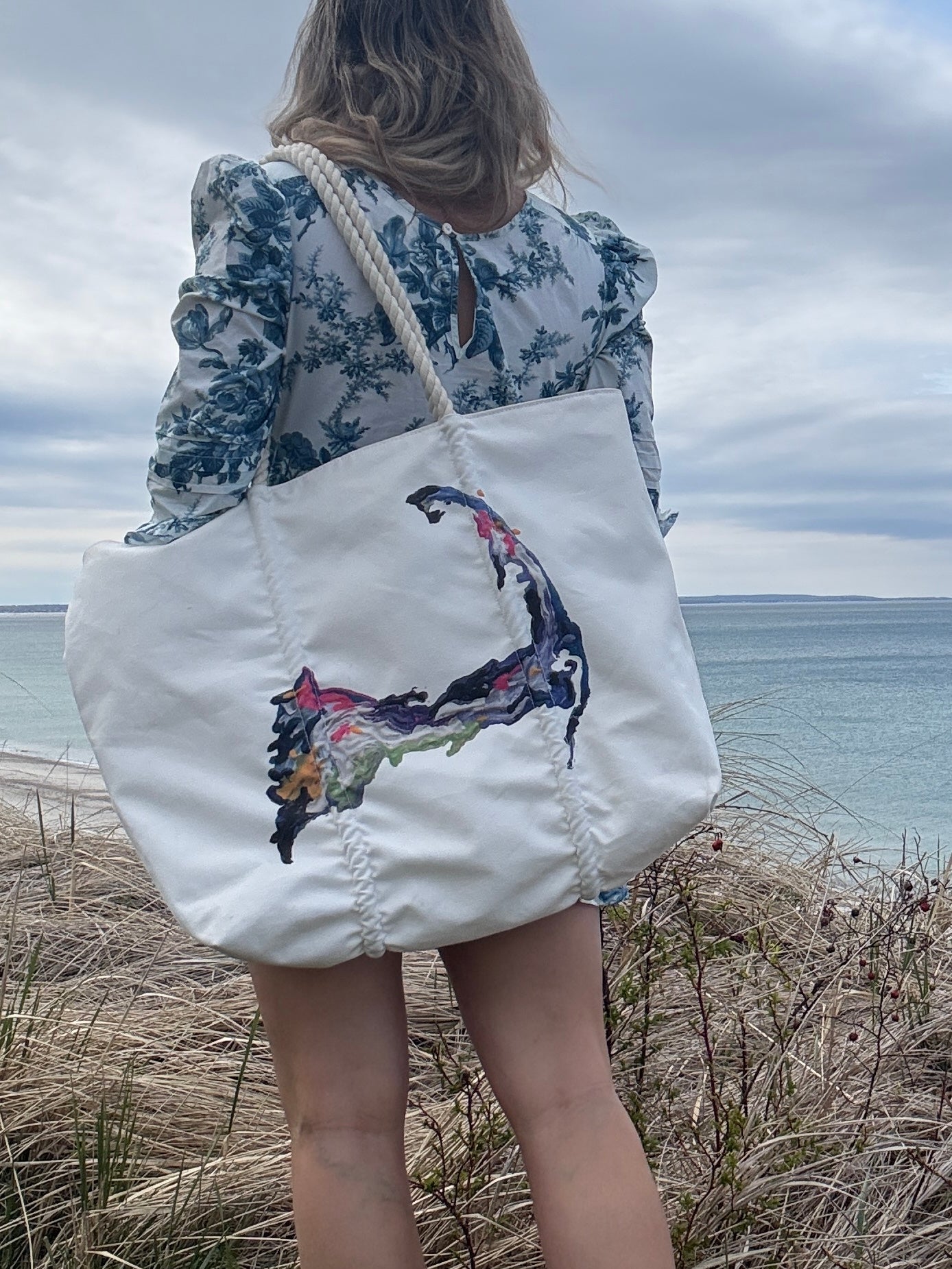 NEW!! Dockside Cape Cod Cotton Canvas X-Large Bag