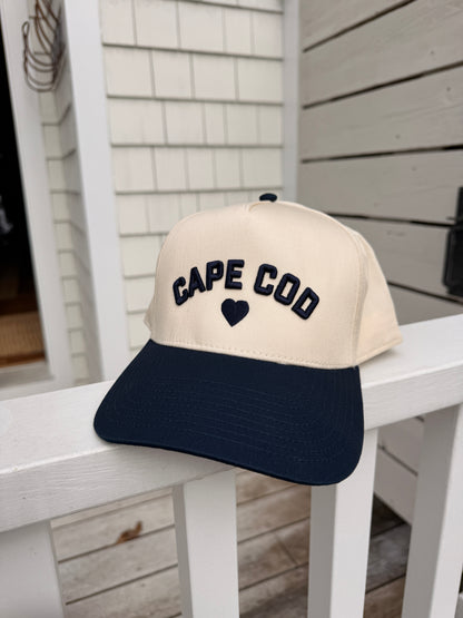 Cape Cod Love hat Puff Embroderey