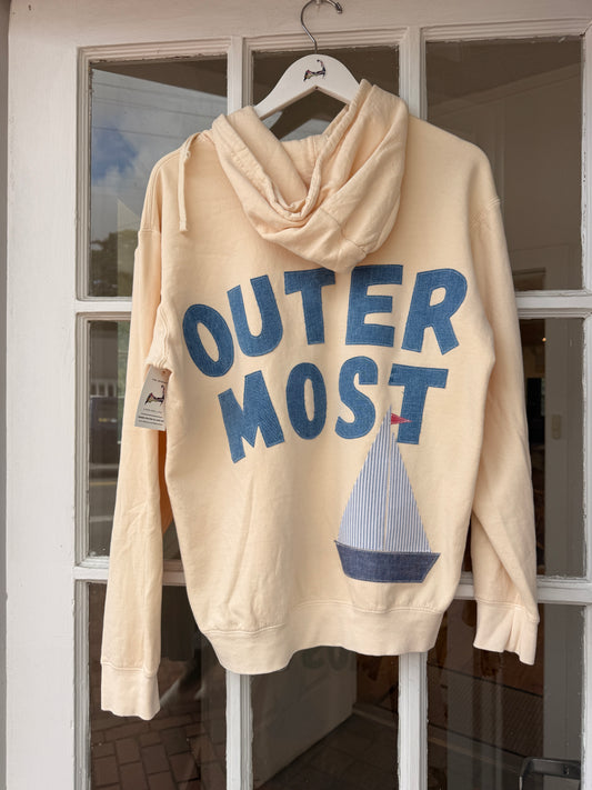Hand Cut + Sewn Hoodies Outermost Pale Butter Yellow