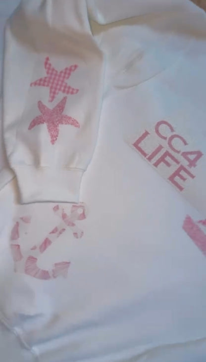 NEW!! CC4LIFE Patch Crew Pink Sailboat Edition