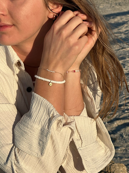 NEW!! Dainty Tiny Pearl Cluster Bracelet