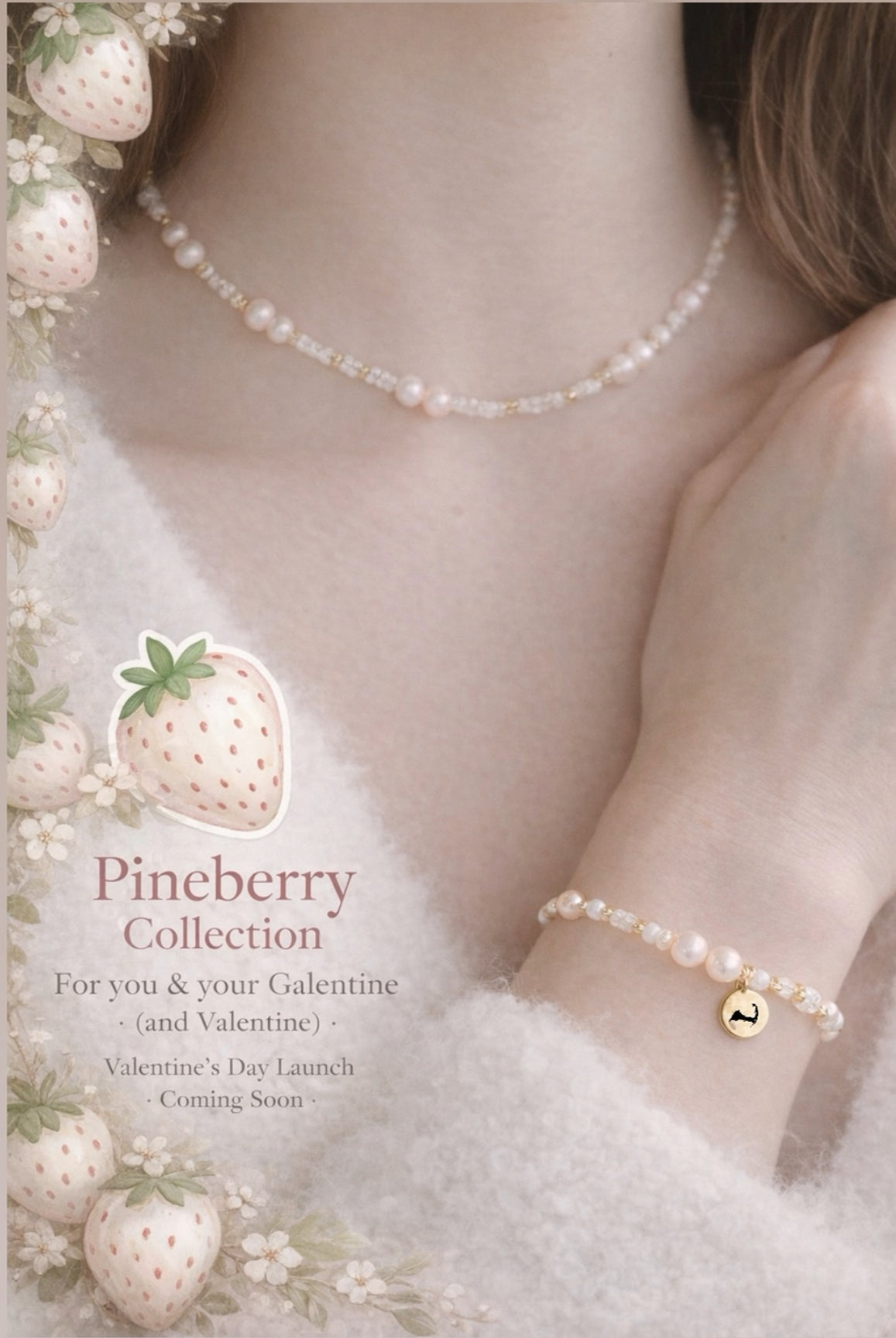 Pineberry Beach Bead Choker