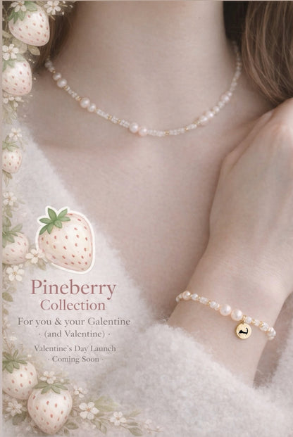 Pineberry Beach Bead Choker
