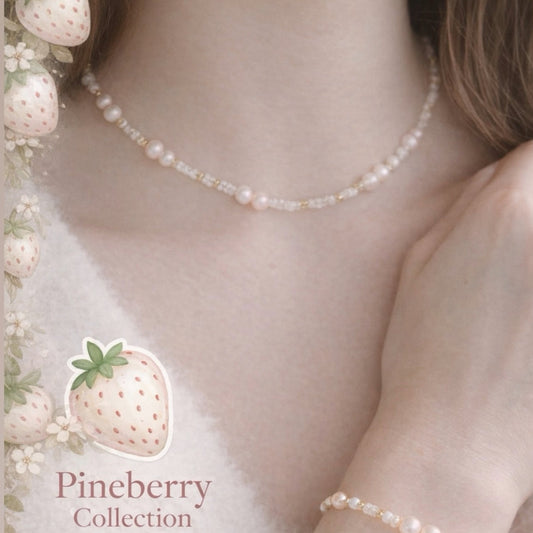 Pineberry Beach Bead Choker