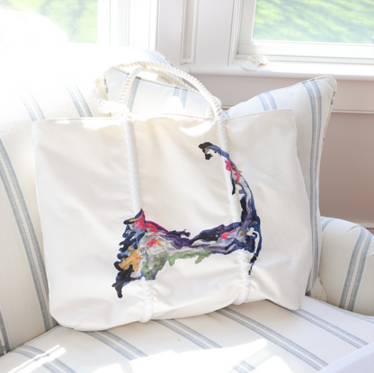 NEW!! Dockside Cape Cod Cotton Canvas X-Large Bag
