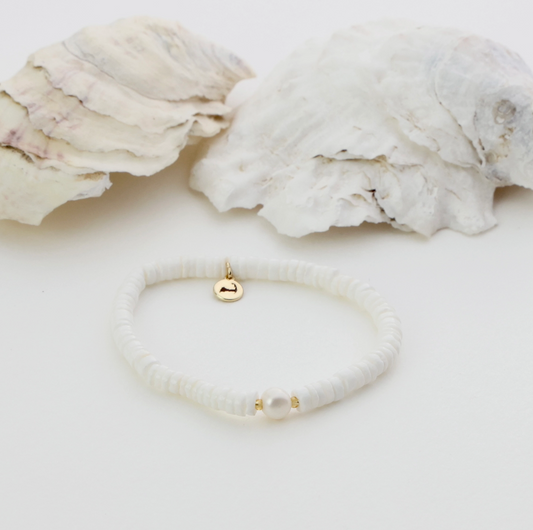 Puka Shell Ocean Breeze BRACELET Cloud