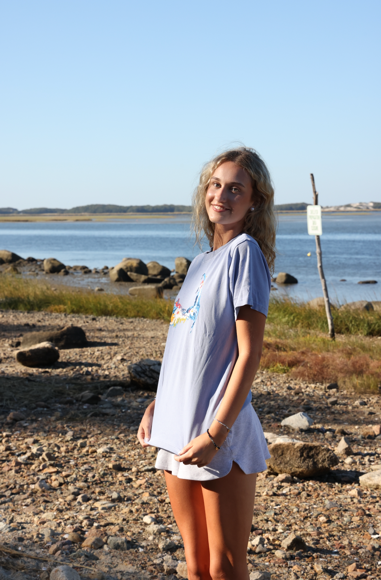 New!! Abstract Cape Cod Map Heavy Weight Tee