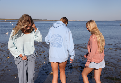 NEW!! Cape Cod Abstract Map Crewneck Fleece