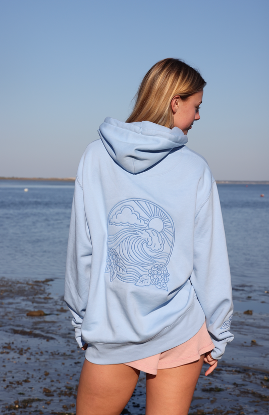 Blue Crush Puff Hoodie