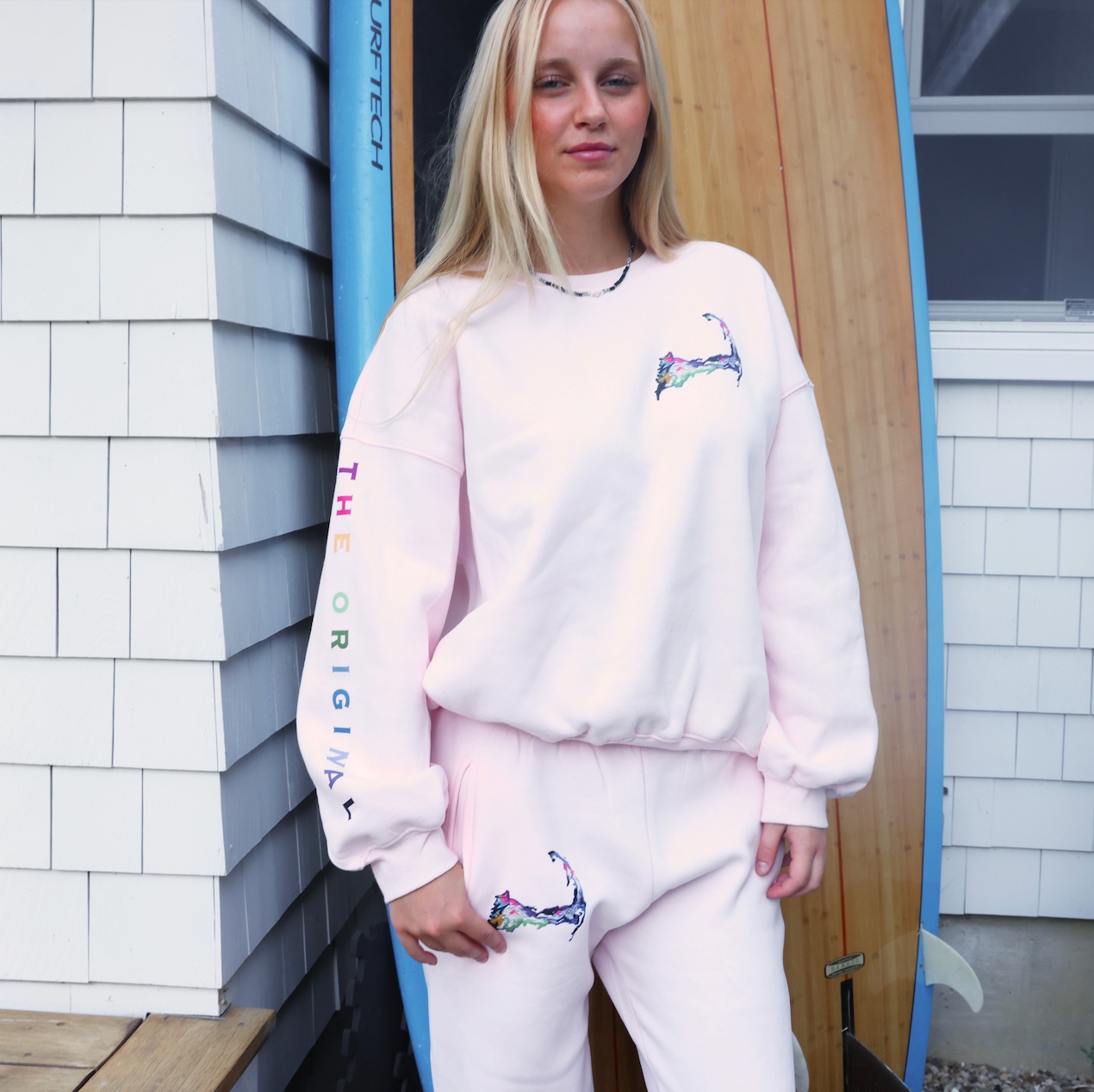 NEW!! Light Pink Cape Cod Crew
