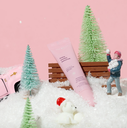 NEW!! Winter Wonderland Lip Gloss + Pearl Chain Guava Mango