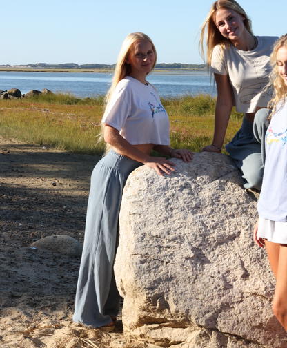 Storm Blue Coastal Waffle Pant