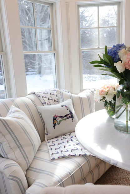 Cape Cod Fuzzy Throw Blanket