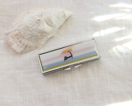Cape Cod Sunset Pill Case Treasure Box