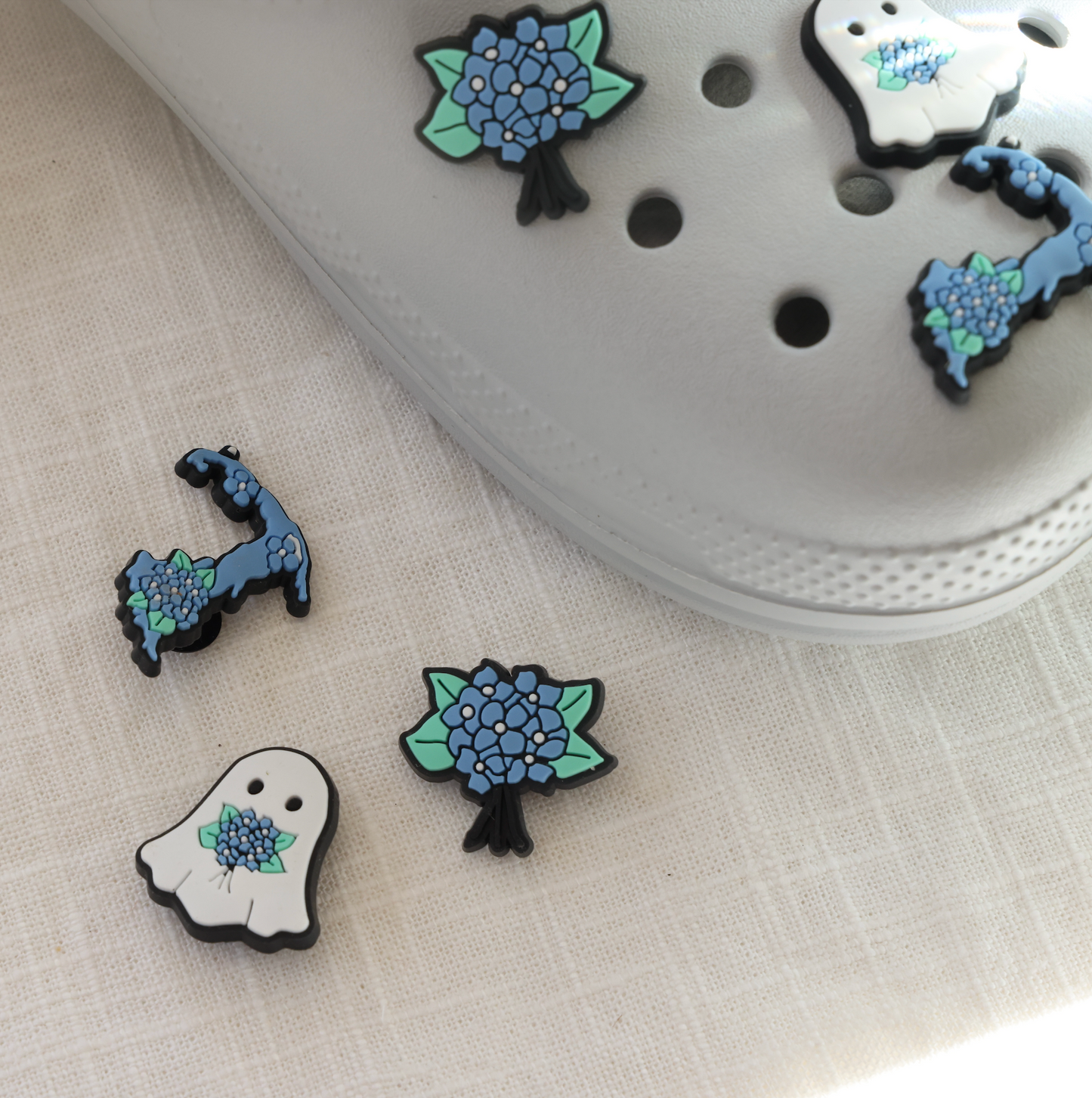 Cape Cod Hydrangea Croc Shoe Charm Collection